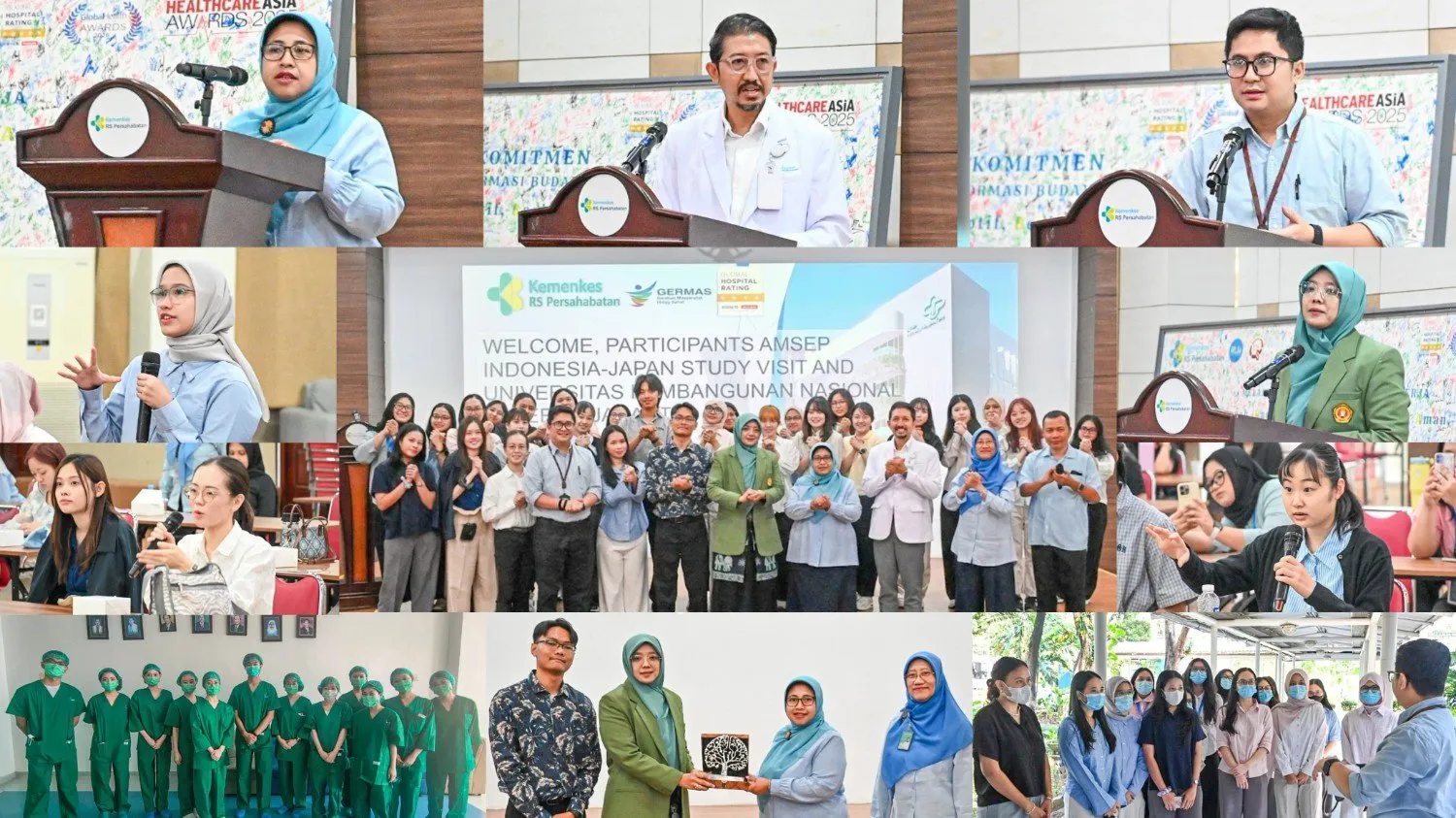 RSUP Persahabatan Terima Kunjungan Studi Banding Delegasi Mahasiswa Kedokteran Juntendo University Jepang dan FK UPN Veteran Jakarta dalam AMSEP 2026