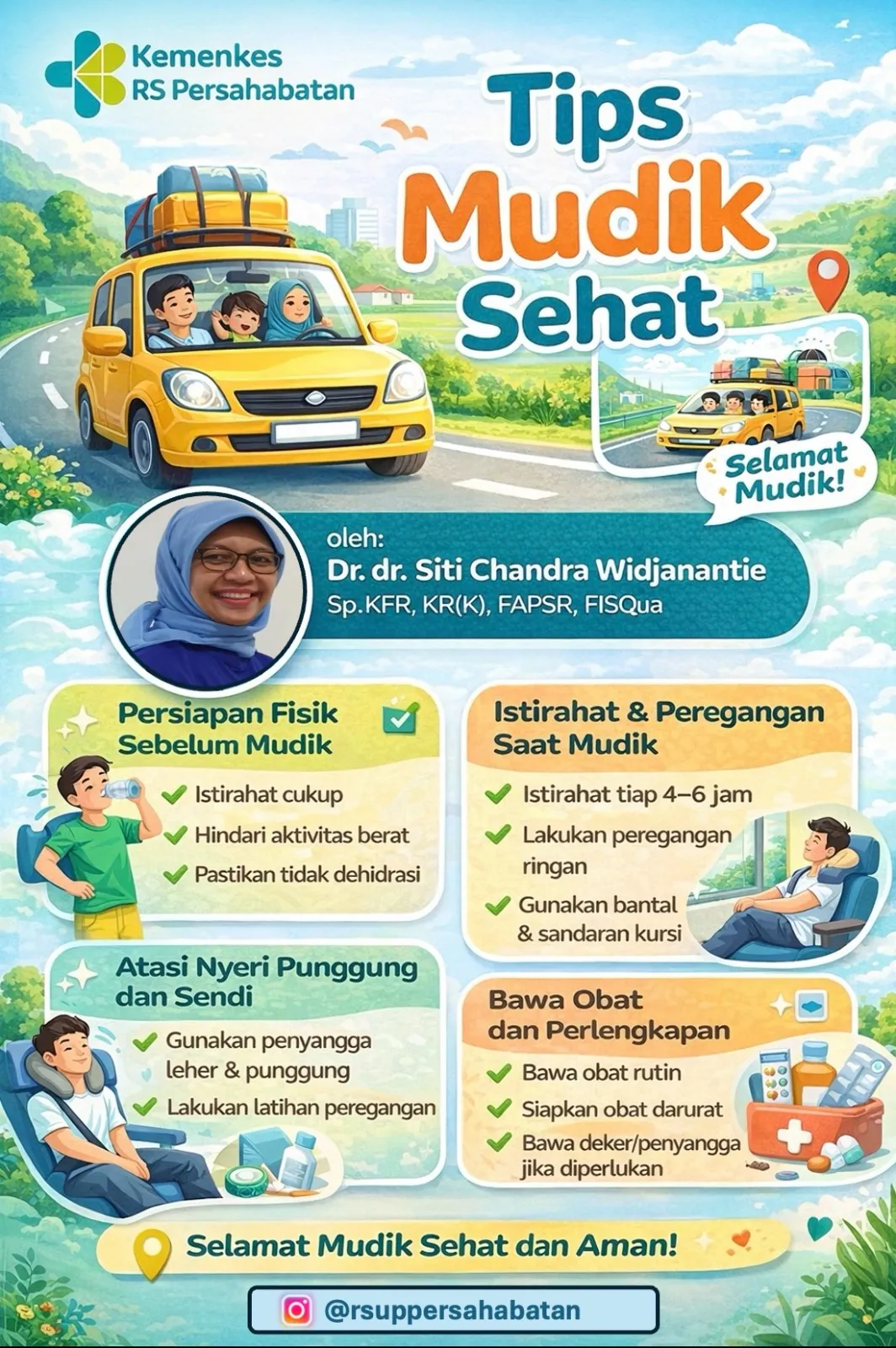 Mudik Sehat dan Nyaman: Tips Dokter agar Perjalanan Tetap Bugar