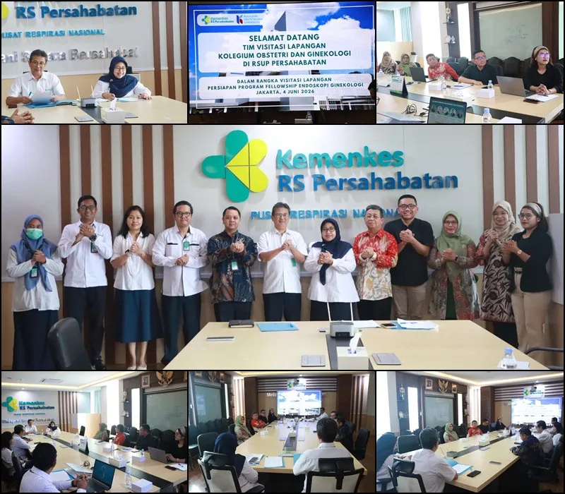 Kunjungan Visitasi Kolegium Obstetri-Ginekologi dalam rangka Fellowship Endoskopi Ginekologi di RSUP Persahabatan