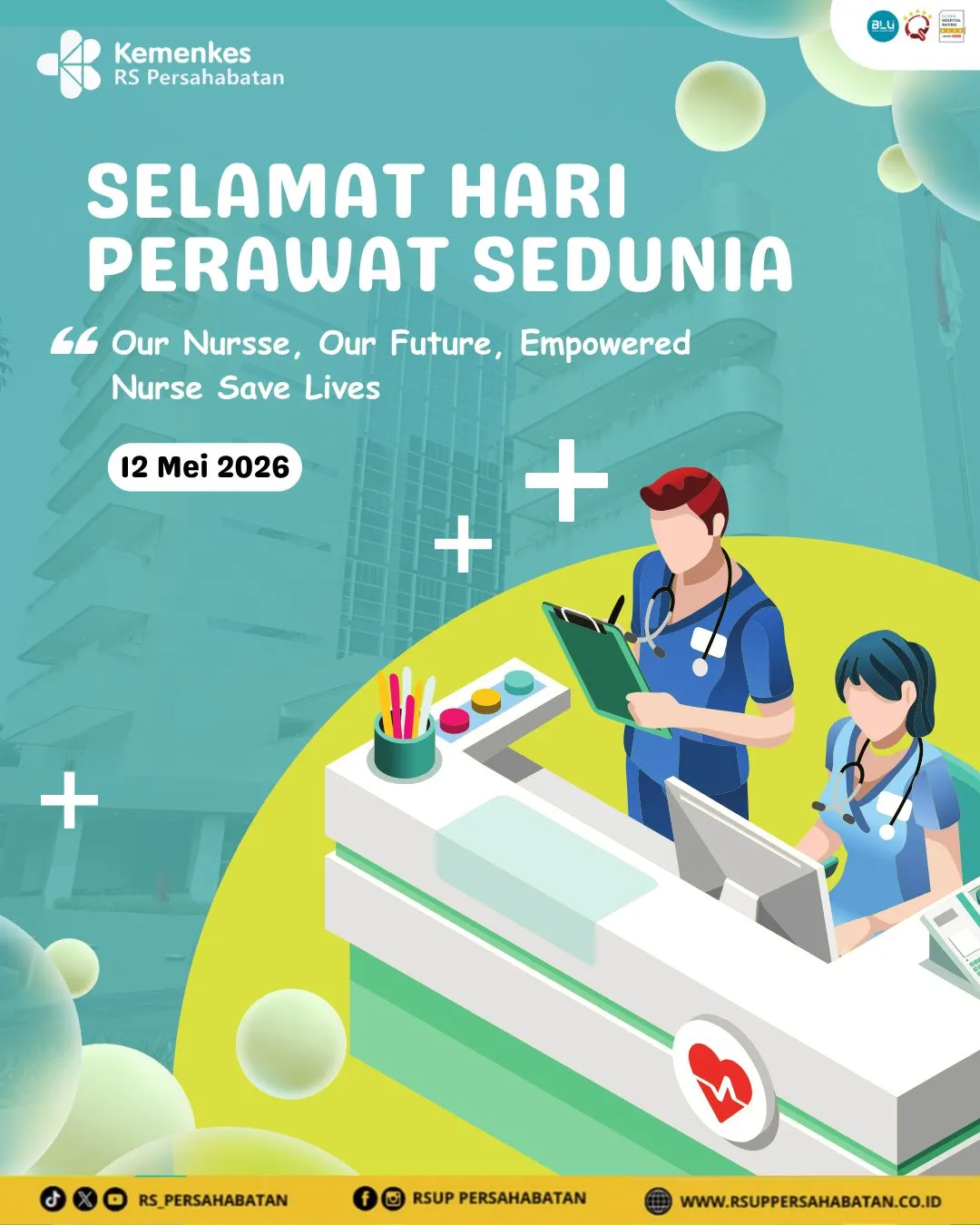 Selamat Hari Perawat Sedunia 12 Mei 2026