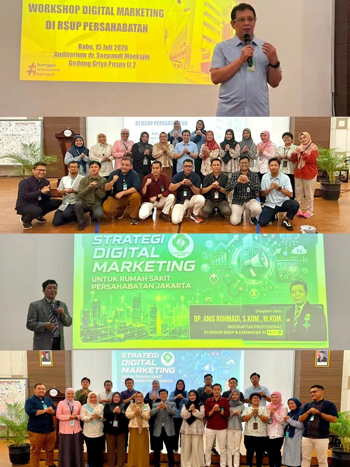 Workshop Digital Marketing di RSUP Persahabatan