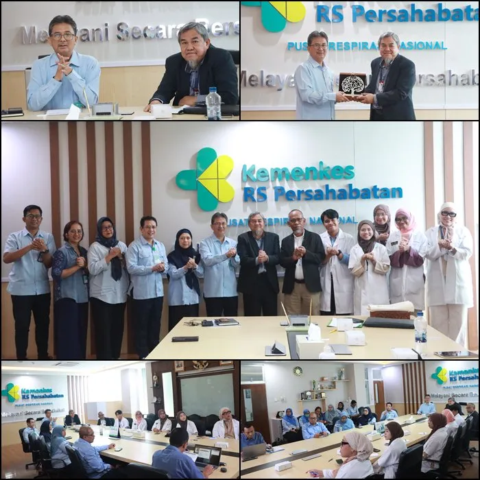 RSUP Persahabatan Menerima Kunjungan dari Faculty of Medicine Widad University College Malaysia