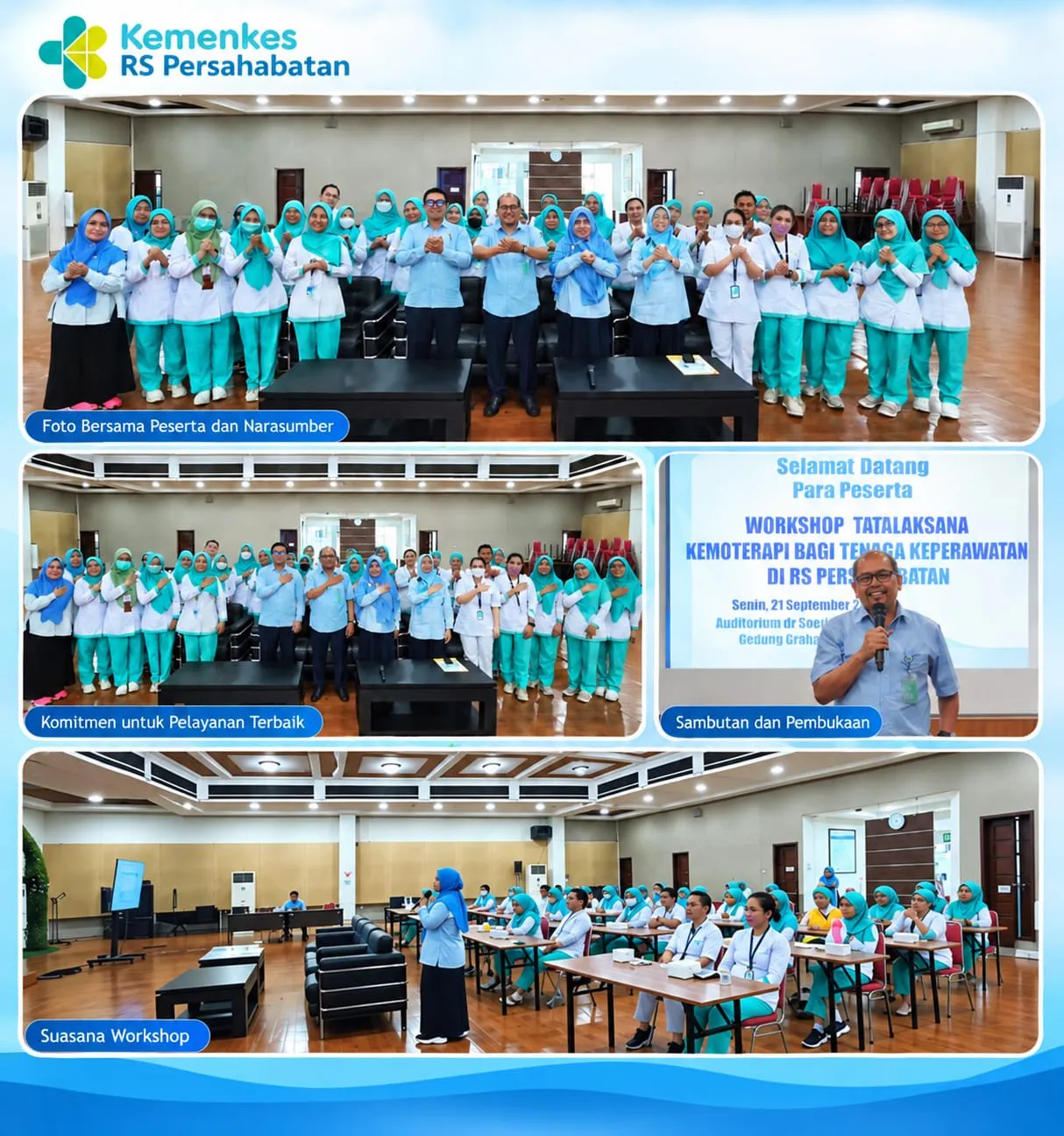 Workshop Tatalaksana Kemoterapi Bagi Tenaga Keperawatan di RSUP Persahabatan