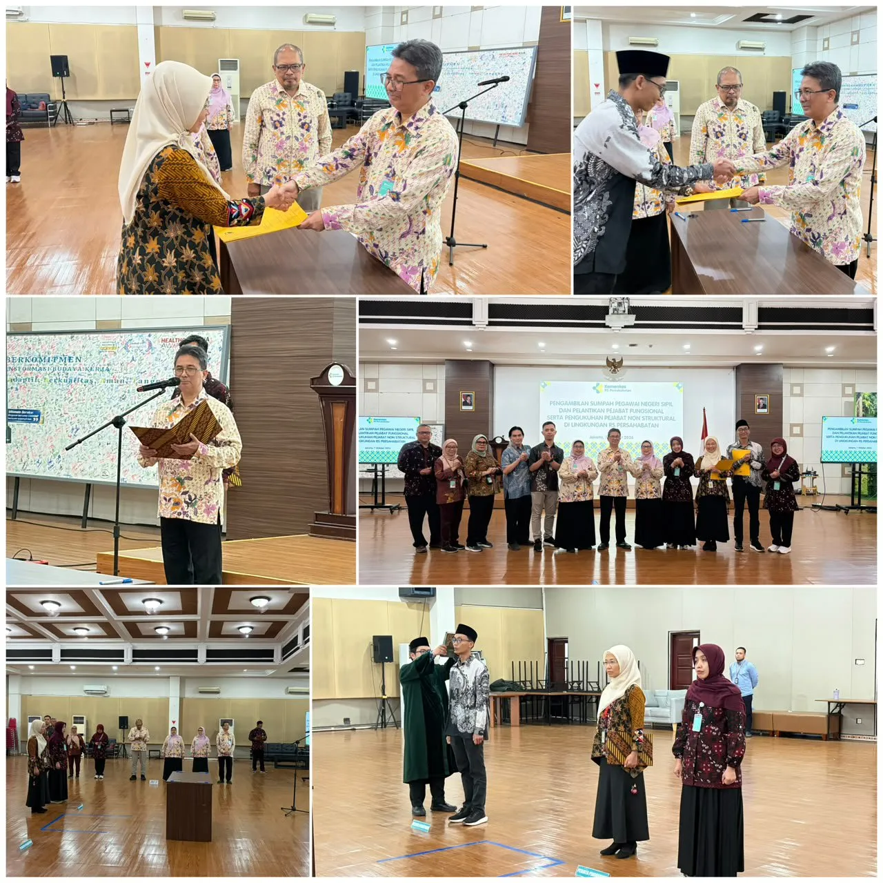 Pengambilan Sumpah Pegawai Negeri Sipil, Pelantikan Pejabat Fungsional, serta Pengukuhan Pejabat Non Struktural di Lingkungan RSUP Persahabatan Tahun 2026