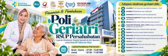 Layanan Khusus Kesehatan Lansia Berkualitas di RSUP Persahabatan